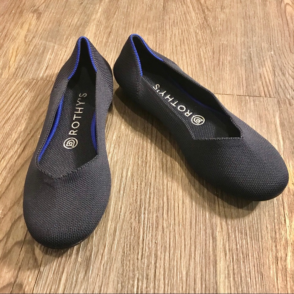 ROTHY’S SHALE ROUND TOE BALLERINA FLAT 7.5